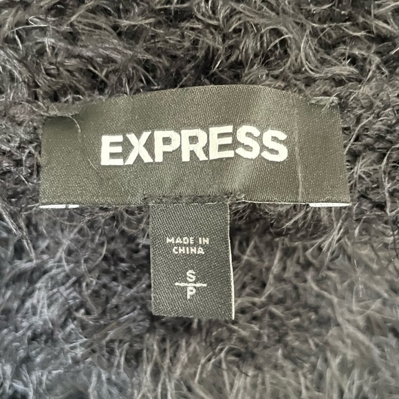 Express Turtleneck Fuzzy Sweater - Picture 3 of 3